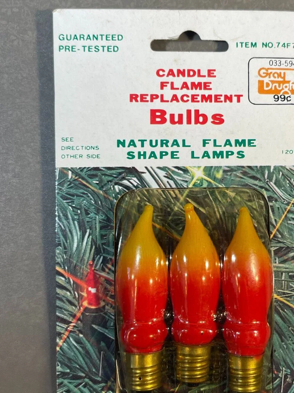 14 Vintage Candle Flame Replacement 2 3/4 